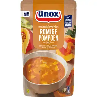 Jumbo Unox Romige Pompoen Soep met Natuurlijke Ingrediënten 570 ml aanbieding