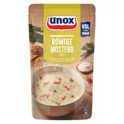 Jumbo Unox Smaakfavoriet Soep In Zak Romige Mosterd 570 ml aanbieding