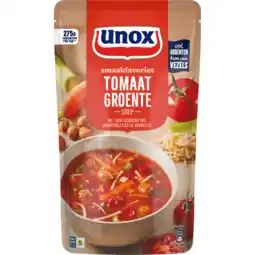 Jumbo Unox Smaakfavoriet Soep In Zak Tomaat Groente 570 ml aanbieding