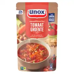 Jumbo Unox Smaakfavoriet Soep In Zak Tomaat Groente 570 ml aanbieding