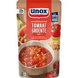 Jumbo Unox Smaakfavoriet Soep In Zak Tomaat Groente 570 ml aanbieding
