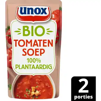 Jumbo Unox Biologische Soep Biologische Tomaten 570 ml aanbieding