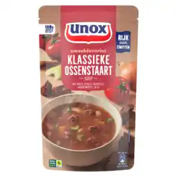 Jumbo Unox Smaakfavoriet Soep In Zak Klassieke Ossenstaart 570 ml aanbieding