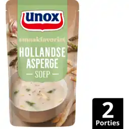 Jumbo Unox Smaakfavoriet Soep in Zak Hollandse Asperge 570 ml aanbieding