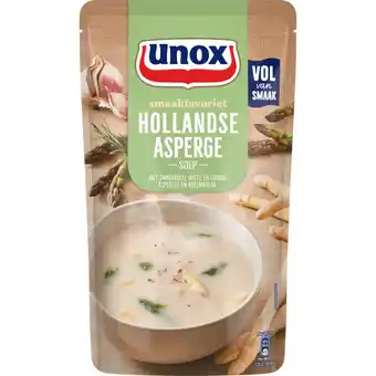 Jumbo Unox Smaakfavoriet Soep in Zak Hollandse Asperge 570 ml aanbieding