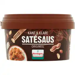 Jumbo Verstegen Kant & Klaar Satésaus Origineel 500 g aanbieding