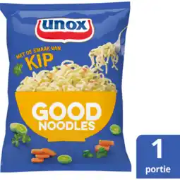 Jumbo Unox Good Noodles Kip 70g aanbieding