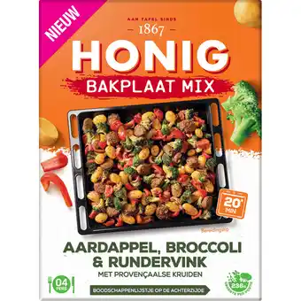 Jumbo Honig Aardappel, Broccoli & Rundervink Bakplaat Mix met Provençaalse Kruiden 36g aanbieding