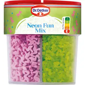 Jumbo Dr. Oetker Neon Fun Mix 83 g aanbieding