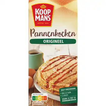 Jumbo Koopmans Pannenkoekenmix Origineel 400 g aanbieding