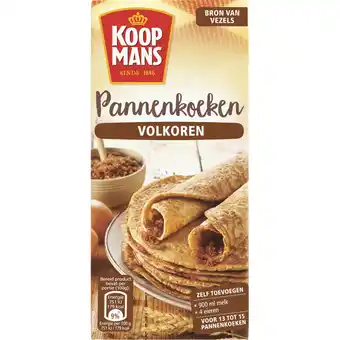 Jumbo Koopmans Pannenkoeken Volkoren 400 g aanbieding