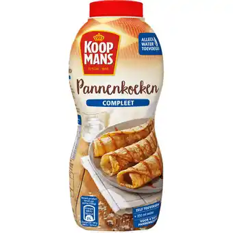 Jumbo Koopmans Pannenkoekenmix Compleet Schudfles 210g aanbieding