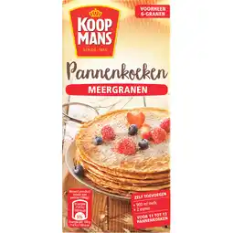 Jumbo Koopmans Pannenkoekenmix Meergranen 400 g aanbieding