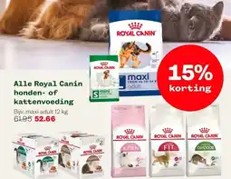 Welkoop Alle Royal Canin honden- of kattenvoeding aanbieding