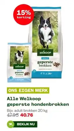 Welkoop Alle Welkoop geperste hondenbrokken aanbieding