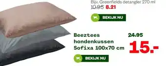 Welkoop Beeztees hondenkussen Sofixa aanbieding