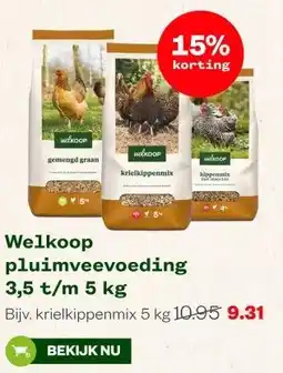 Welkoop Welkoop pluimveevoeding 3,5 t/m 5 kg aanbieding