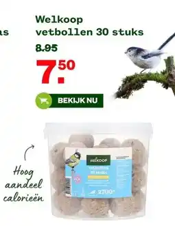 Welkoop Welkoop vetbollen 30 stuks aanbieding