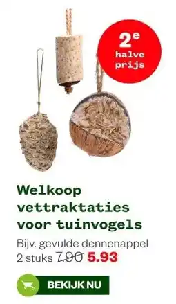 Welkoop Welkoop vettraktaties voor tuinvogels aanbieding