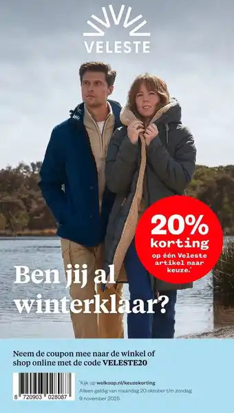 Welkoop één Veleste artikel naar keuze. aanbieding