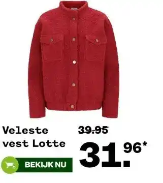 Welkoop Veleste vest Lotte aanbieding