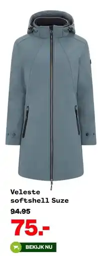 Welkoop Veleste softshell Suze aanbieding