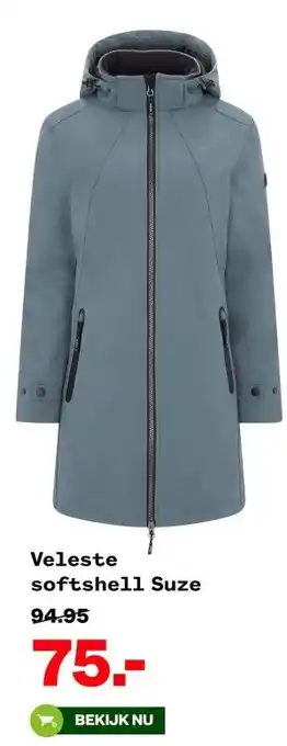 Welkoop Veleste softshell Suze aanbieding