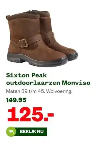 Welkoop Sixton Peak outdoorlaarzen Monviso aanbieding