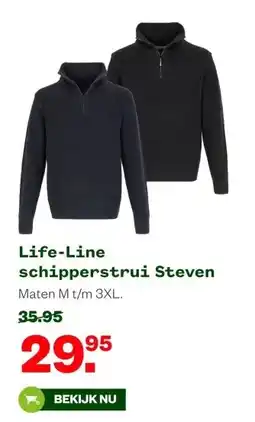 Welkoop Life-Line schipperstrui Steven aanbieding
