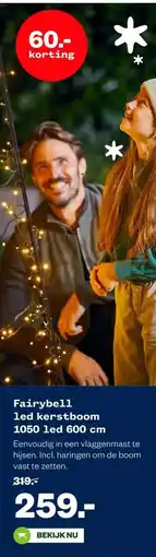 Welkoop Fairybell led kerstboom 1050 led 600 cm aanbieding