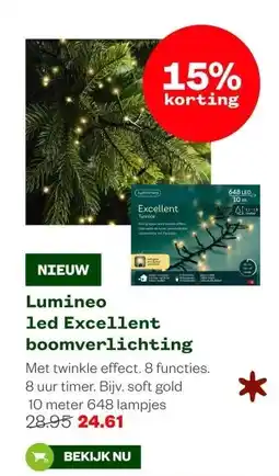 Welkoop Lumineo led Excellent boomverlichting aanbieding