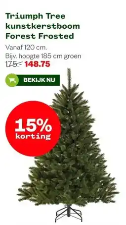 Welkoop Triumph Tree kunstkerstboom Forest Frosted aanbieding