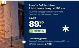 Welkoop Anna's Collection lichtboom hoogte 180 cm aanbieding