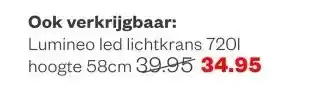 Welkoop Lumineo led lichtkrans 7201 aanbieding