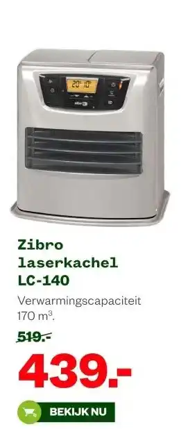 Welkoop Zibro laserkachel LC-140 aanbieding
