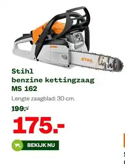 Welkoop Stihl benzine kettingzaag MS 162 aanbieding