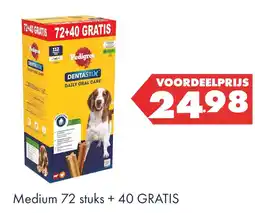 Huisdier Voordeelshop Pedigree Dentastix Megabox aanbieding