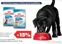 Huisdier Voordeelshop Royal Canin puppy en kitten grootverpakking aanbieding