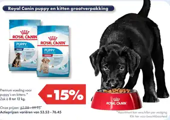 Huisdier Voordeelshop Royal Canin puppy en kitten grootverpakking aanbieding