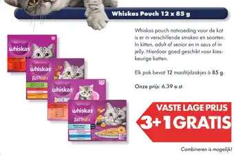 Huisdier Voordeelshop Whiskas Pouch 12 x 85 g aanbieding