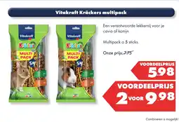 Huisdier Voordeelshop Vitakraft Kräckers multipack aanbieding