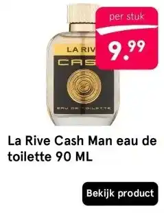 Etos La Rive Cash Man eau de toilette 90 ML aanbieding