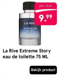 Etos La Rive Extreme Story eau de toilette 75 ML aanbieding