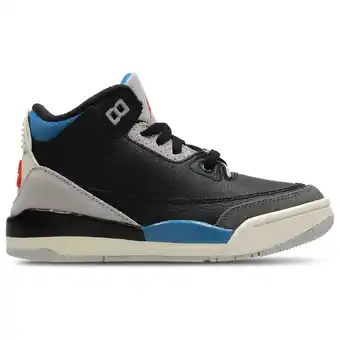 Foot Locker Jordan Aj3 Retro Peuterschoenen - Zwart - Maat 29.5 - Leer aanbieding