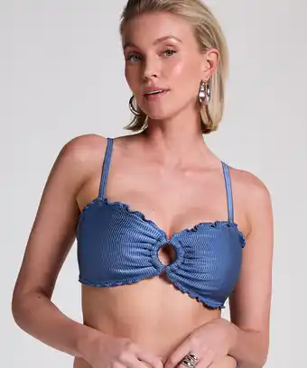 Hunkemoller Hunkemöller Bikinitop Sardinia Blauw aanbieding