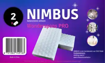 De Online Drogist Nimbus Wonderspons Pro aanbieding