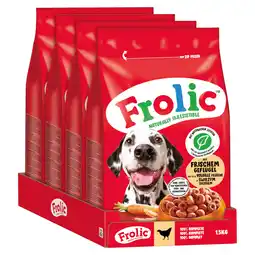 Zooplus Frolic Complete Gevogelte, Groenten en Rijst Hondenvoer - 6 kg (4 x 1,5 kg) aanbieding