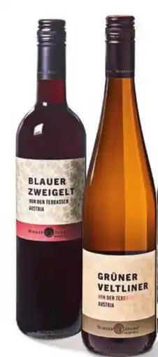 Sligro Winzer Krems Blauer Zweigelt Grüner Veltliner Von den Terrassen aanbieding