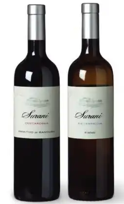 Sligro Surani Puglia, Italië Costarossa Primitivo di Manduria Pietrariccia Fiano aanbieding
