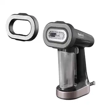 MediaMarkt TEFAL DT8765 Pure Force 3-in-1 Kledingstomer Cinnamon Pink Metal & Black Glamma aanbieding